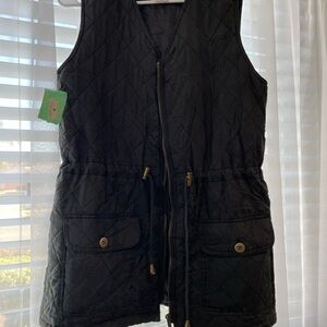 Ami Gray 100% silk vest